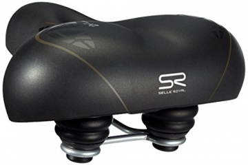 Selle Royal Touren-City-Sattel Show-Gel mit Elastomer-Federung, schwarz, 6469 - 2