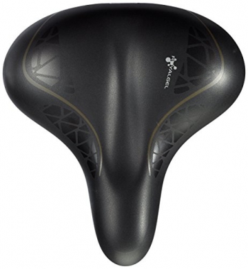 Selle Royal Touren-City-Sattel Show-Gel mit Elastomer-Federung, schwarz, 6469 - 3