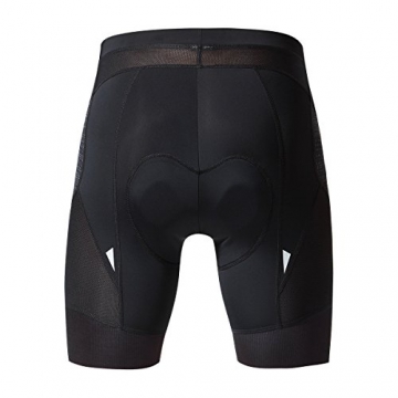 Souke Sports Herren 4D Gepolsterte Radlerhose Atmungsaktiv Schnelltrocknend Fahrradhose, L - 2