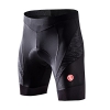 Souke Sports Herren 4D Gepolsterte Radlerhose Atmungsaktiv Schnelltrocknend Fahrradhose, L - 1