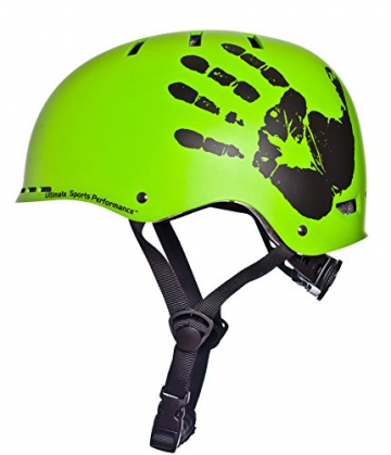 Sport DirectTM BMX-Skate Helm grün 55-58cm CE EN1078 TÜV Zulassungen - 1