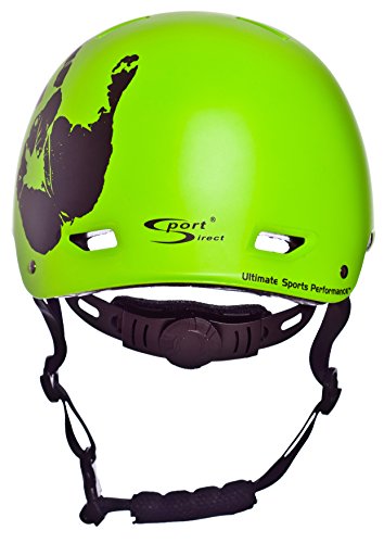 Sport DirectTM BMX-Skate Helm grün 55-58cm CE EN1078 TÜV Zulassungen - 4