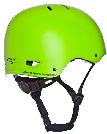 Sport DirectTM BMX-Skate Helm grün 55-58cm CE EN1078 TÜV Zulassungen - 5
