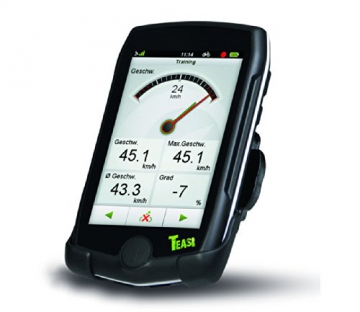 TEASI pro - Fahrrad- & Wandernavigation Europa mit Bluetooth , schwarz - 2