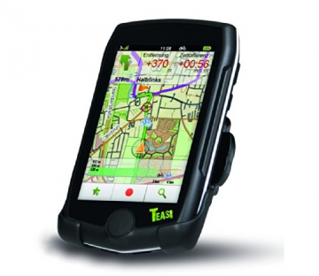 TEASI pro - Fahrrad- & Wandernavigation Europa mit Bluetooth , schwarz - 4