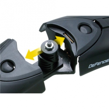 Topeak DeFender M1/M2 Set (Vorder- und Hinterrad-Schutzblech Set für MTB 26