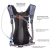 Trinkrucksack Hydrationspack mit 2L Trinkblase für Joggen, Wandern, Radfahren, Camping und Bergsteigen (Blau) - 4