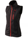 Ultrasport Damen Softshell Weste Athina, Black Red, S, 110107 - 1