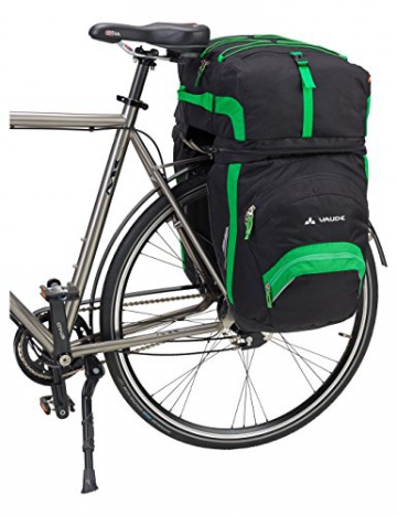 VAUDE Radtasche Karakorum, Black/Anthracite, 58 x 6 x 32 cm, 64 Liter, 10828 - 3