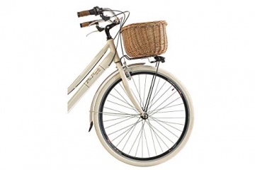 Via Veneto By Canellini Fahrrad Rad Citybike CTB Frau Vintage Retro Via Veneto Alluminium (Beige, 46) - 3