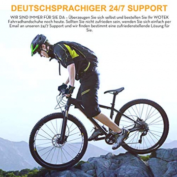 WOTEK Fahrradhandschuhe Männer Frauen Halbfinger - Fitness Handschuhe Radsporthandschuhe Herren Damen, Trainingshandschuhe, für Mountainbike, Reiten, Rennrad, Wandern, Bergsteigen, Kraftsport - 7